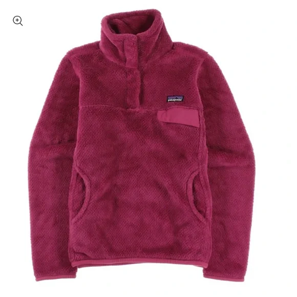Hot Pink Women’s Patagonia Snap-T Fleece Pullover size S - Picture 1 of 4